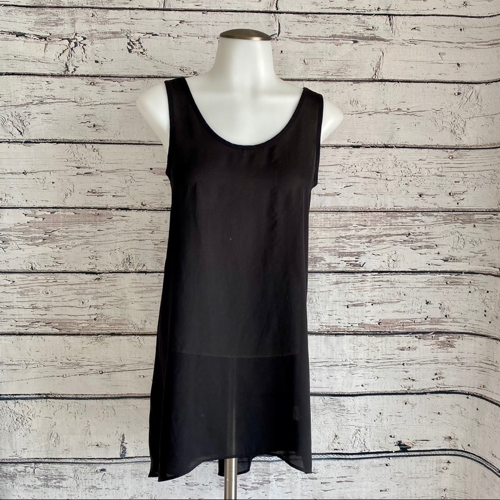 Pink Republic long black top